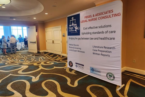 We appreciate the LSBA CLE team and the Hilton Baton Rouge for allowing us to display our enormous hall banner.